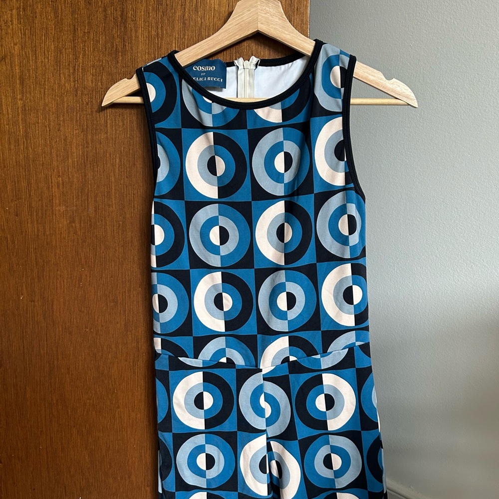 Cosmo by Angelica Bucci Blue and White jumper